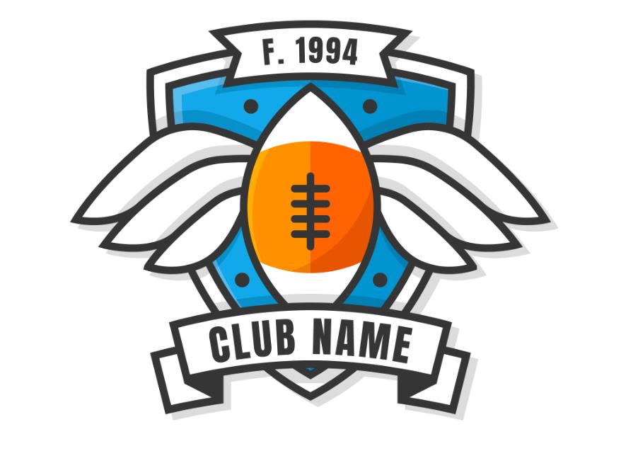 橄榄球俱乐部logo设计0