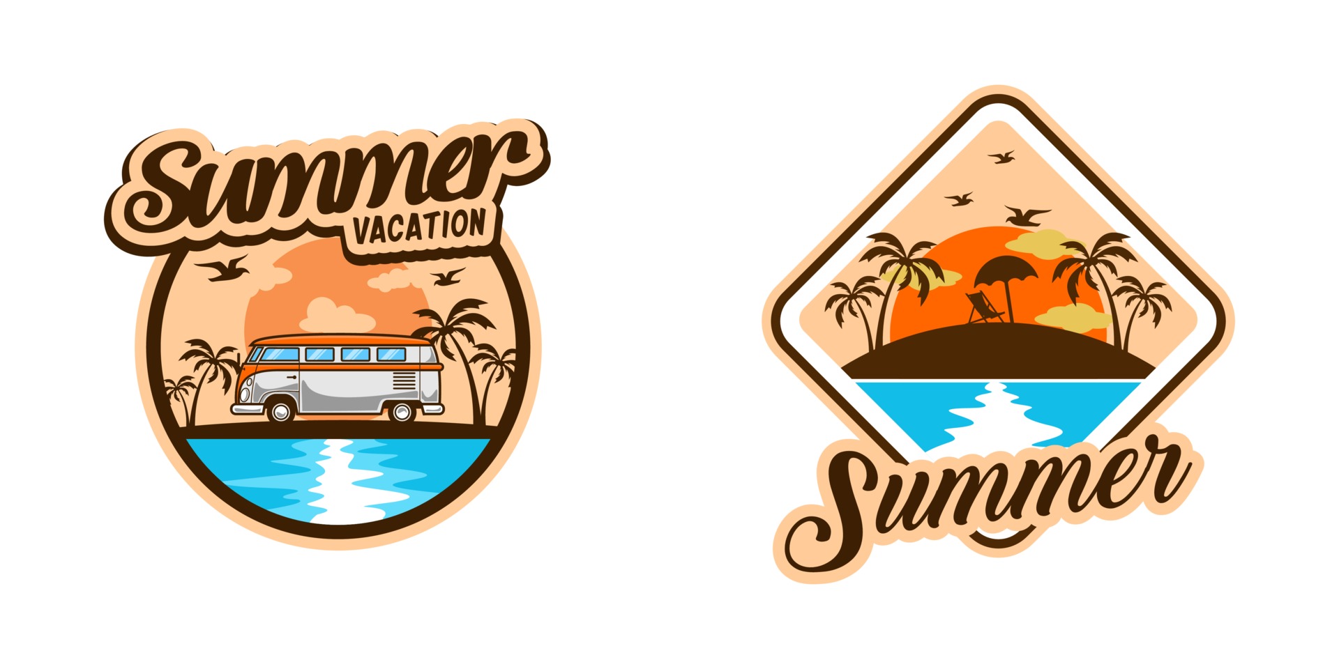 暑假标志logo0