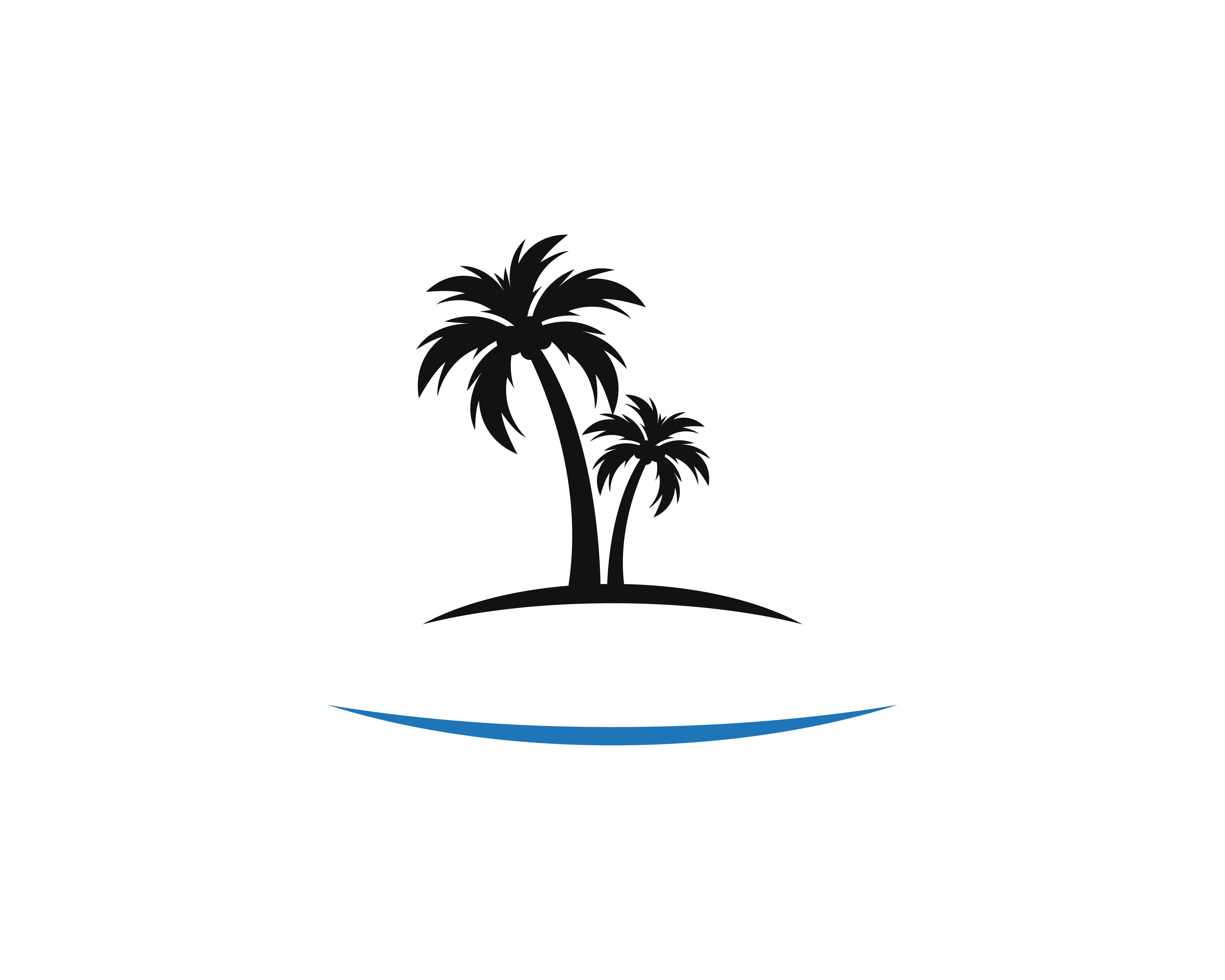 棕榈树剪影logo0