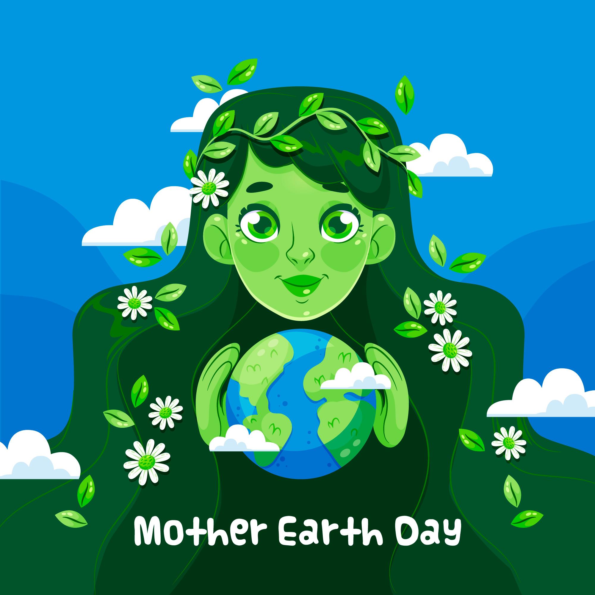 世界地球日绿色环保为主题插图0