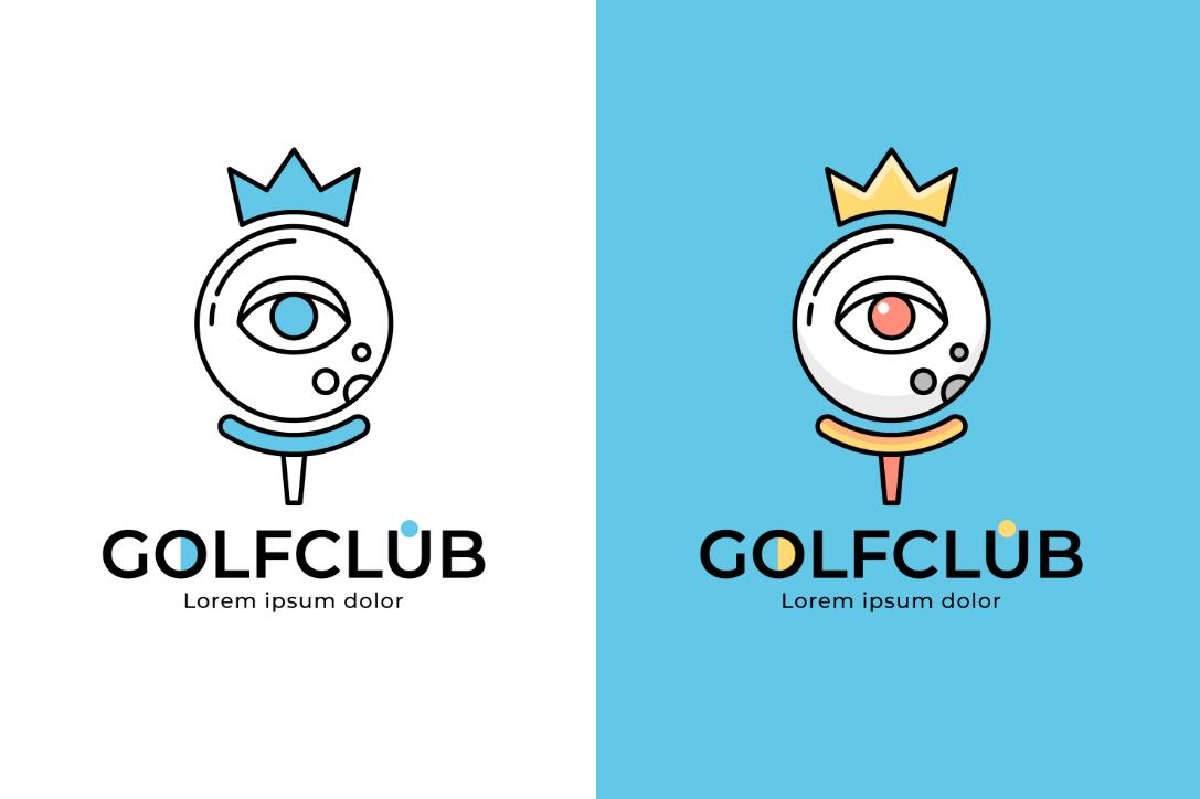 高尔夫俱乐部logo设计0