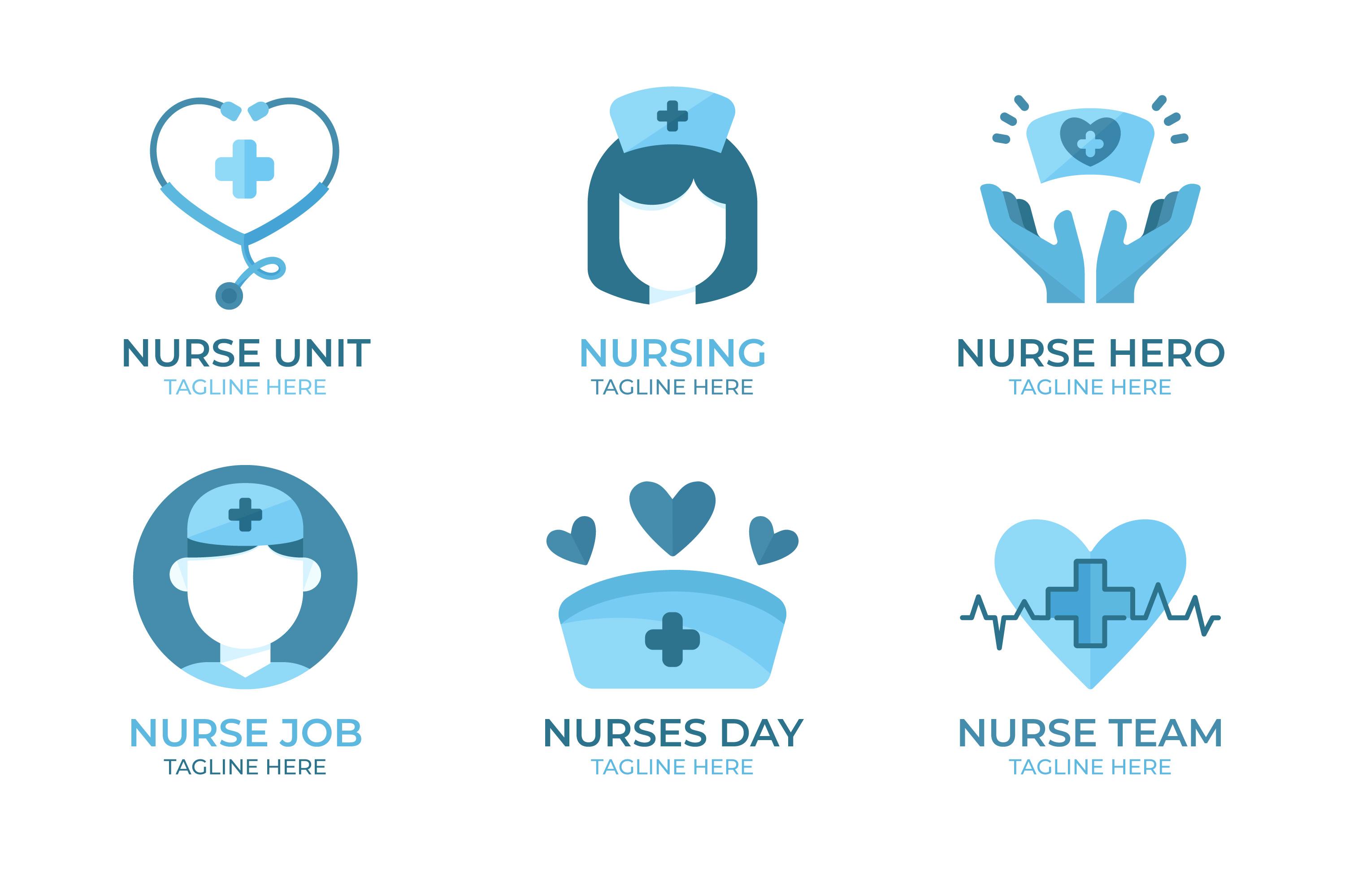 护士节logo卡通图片0