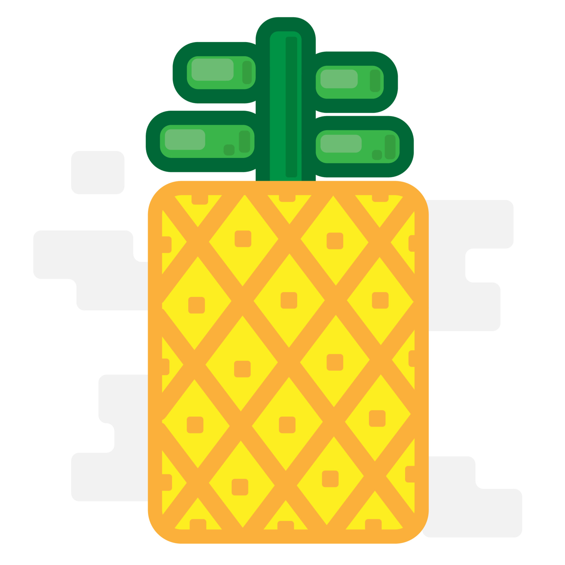 黄色菠萝平面logo0