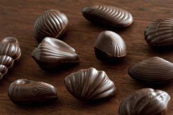 贝壳形状的巧克力