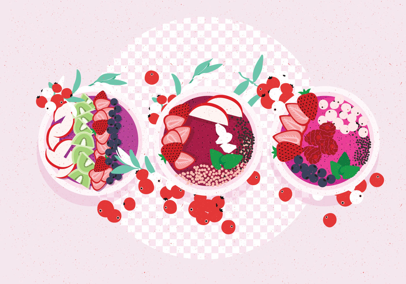 彩色巴西莓碗插图0
