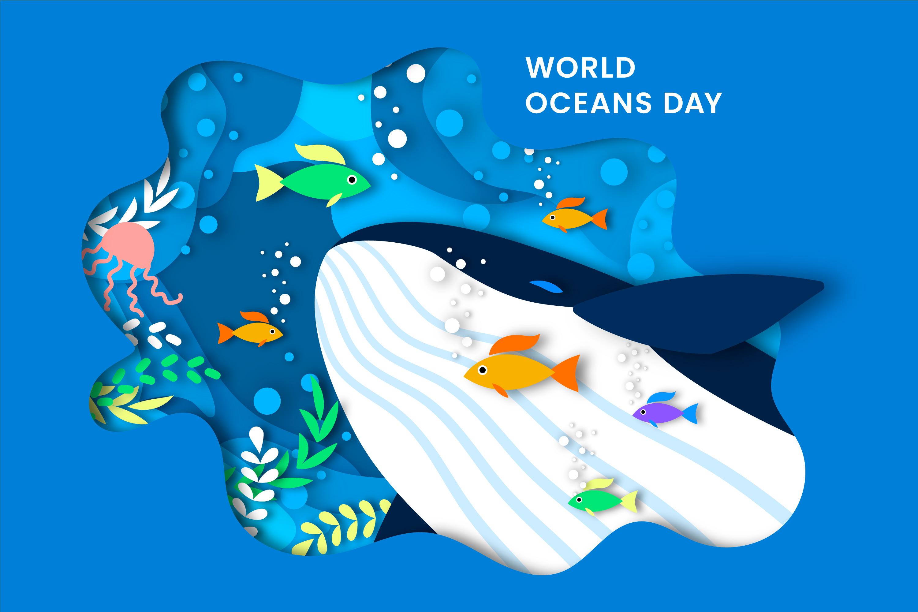 世界海洋日动物插图0