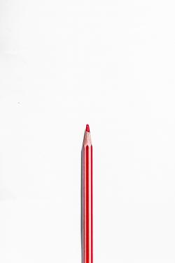 红色条纹的铅笔图片素材,高清图片素材