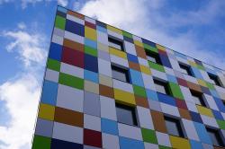 彩色方块建筑