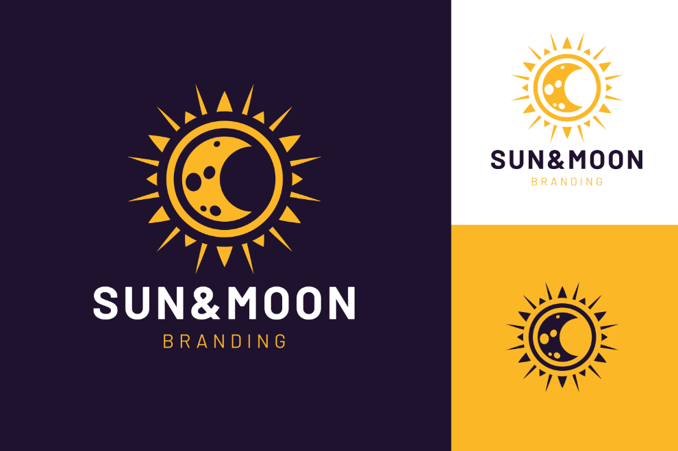 太阳月亮logo设计图片0