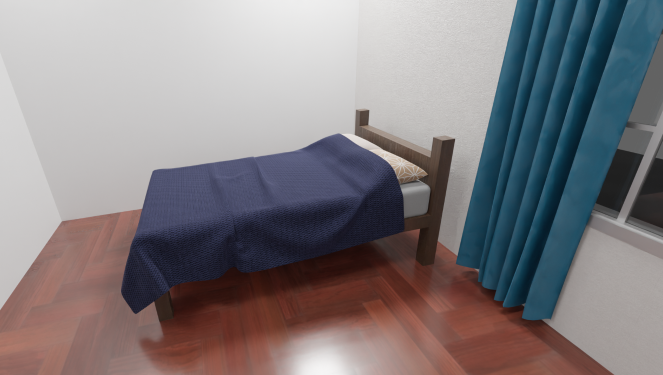 卧室床3d模型0