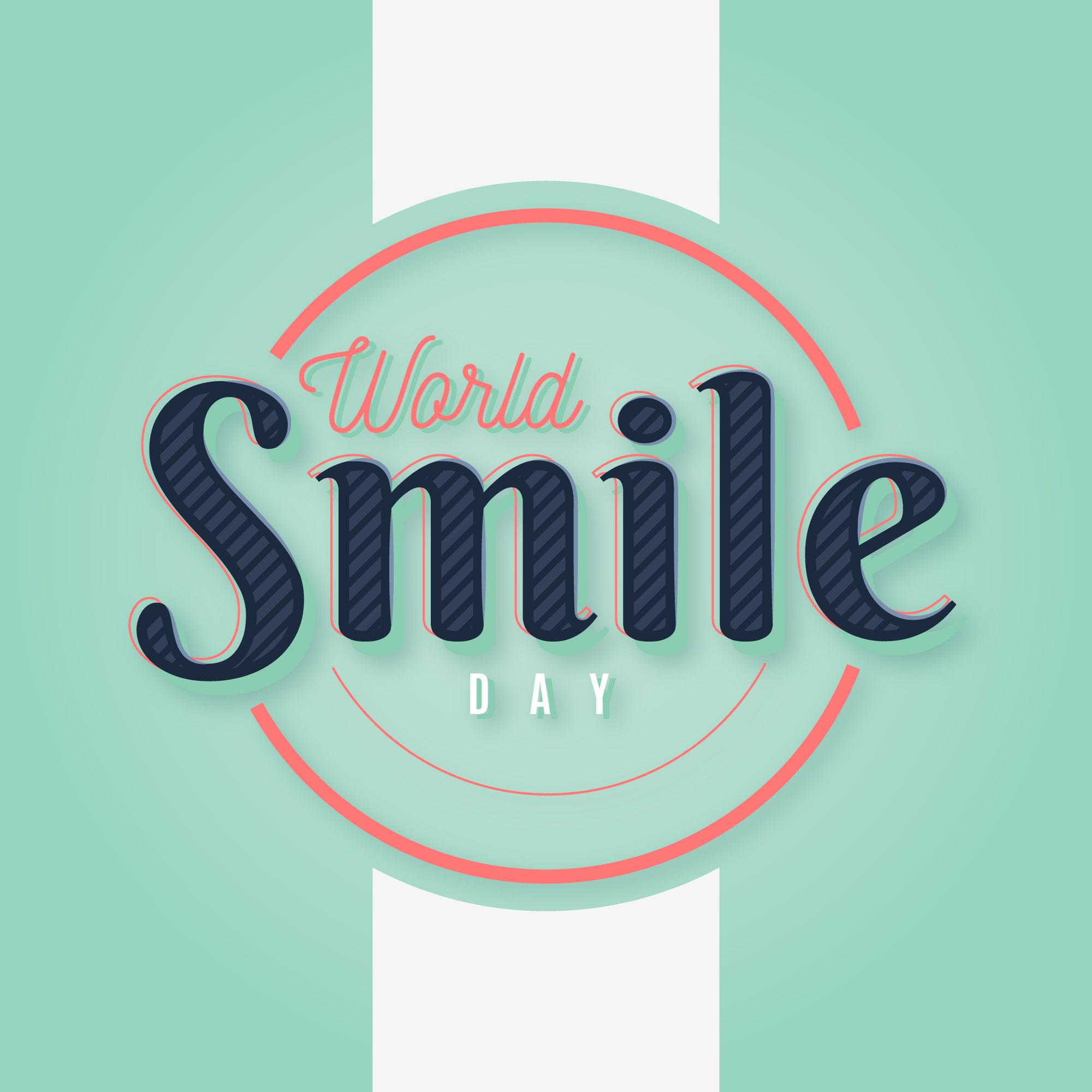 世界微笑日logo设计0