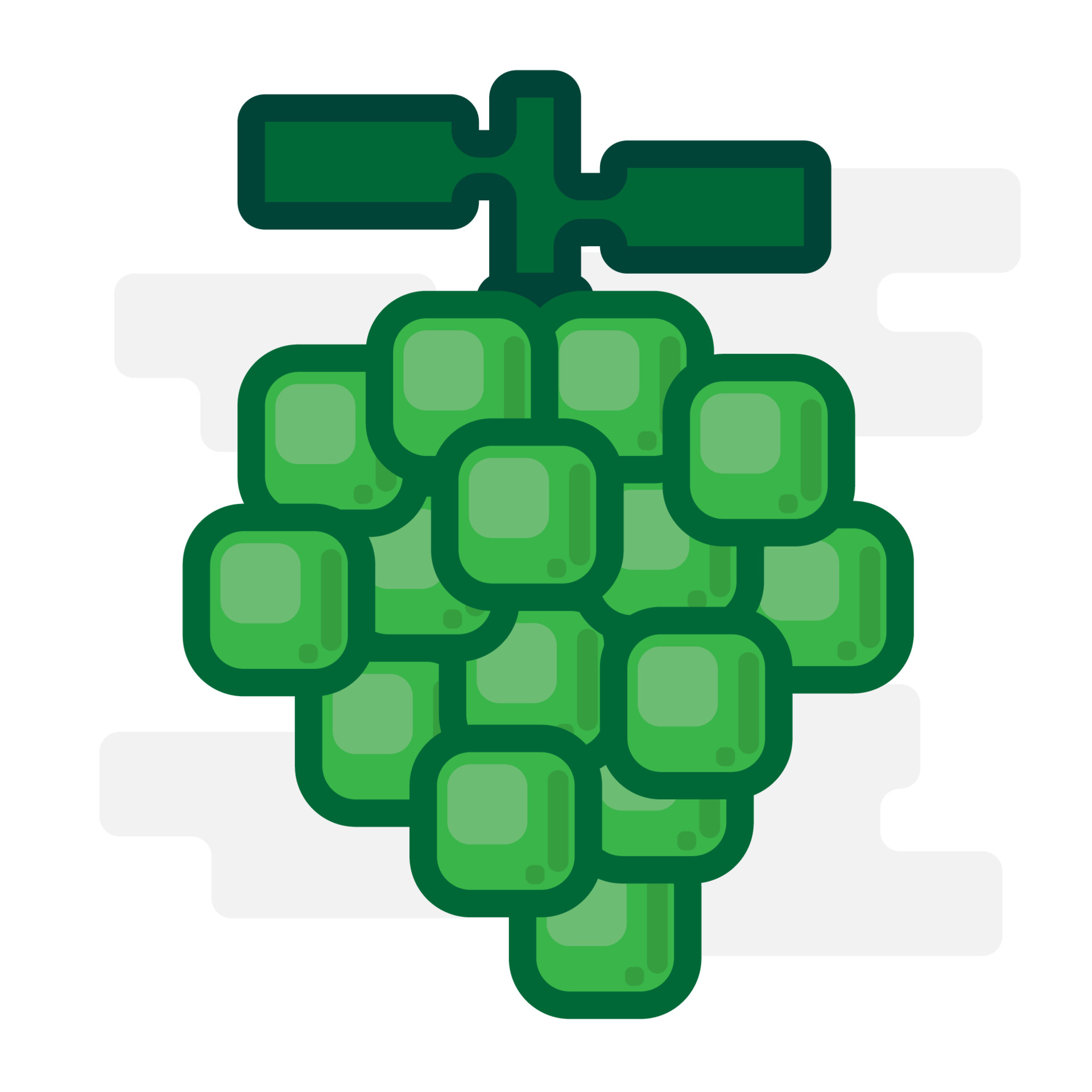 方块绿葡萄logo0