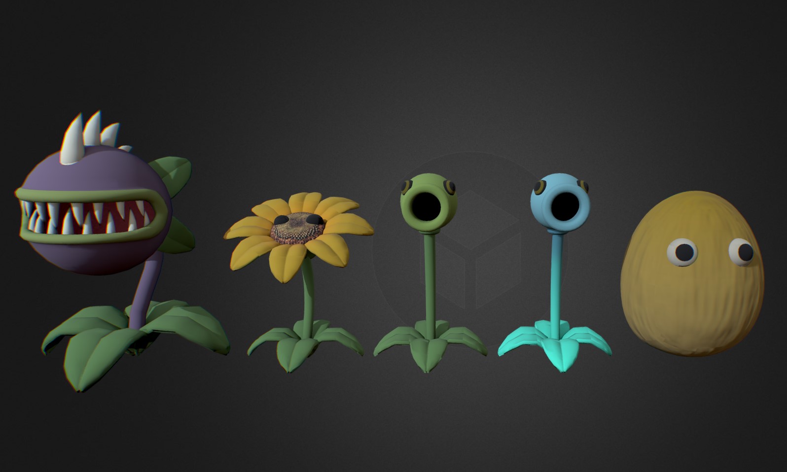 植物大战僵尸3D模型0