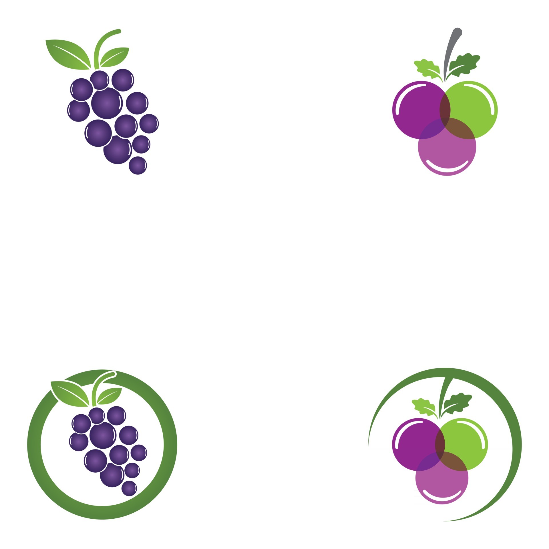 水果葡萄标志logo0