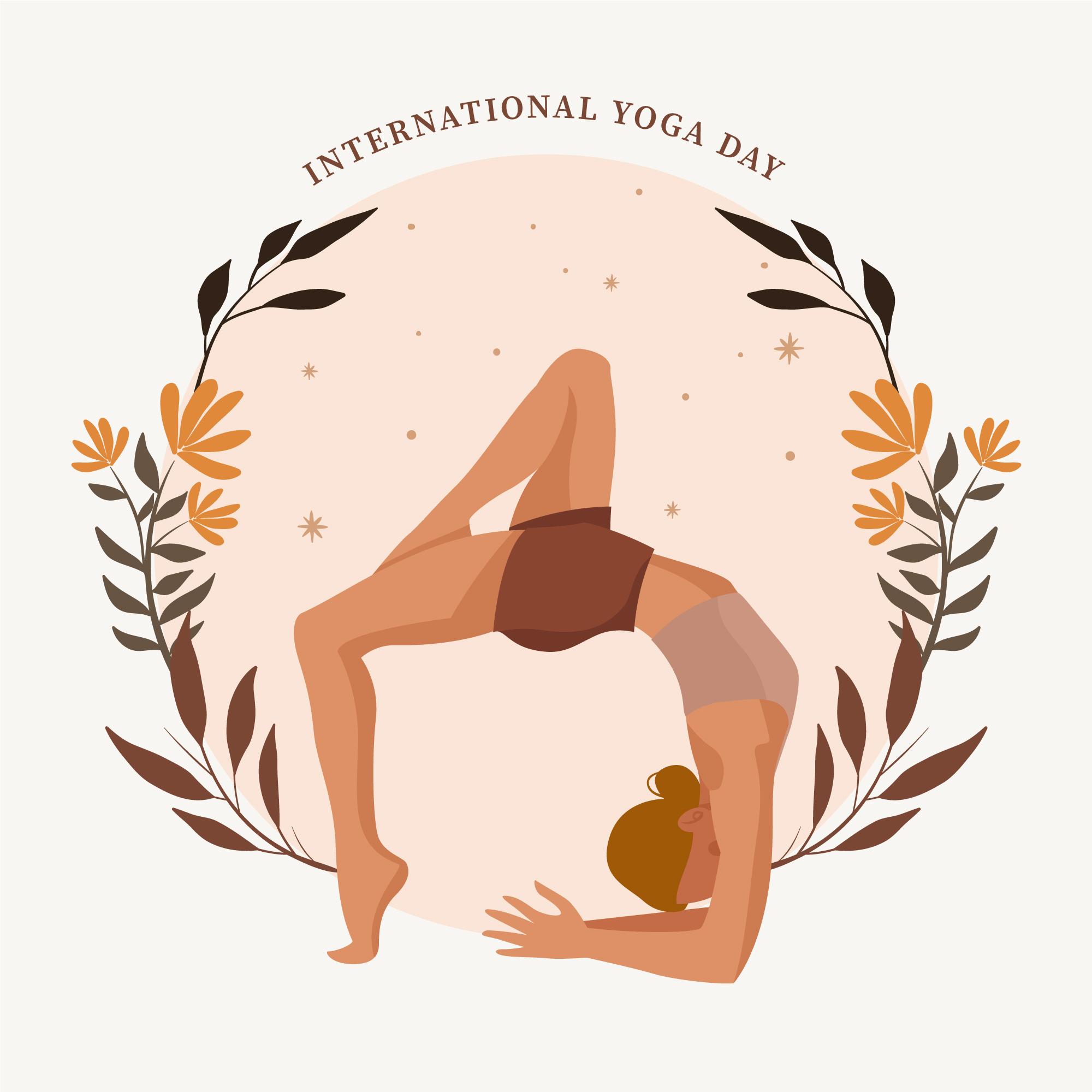 国际瑜伽日主题宣传插图0