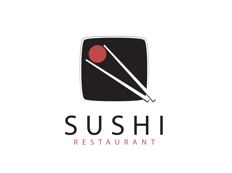 寿司店logo设计素材0