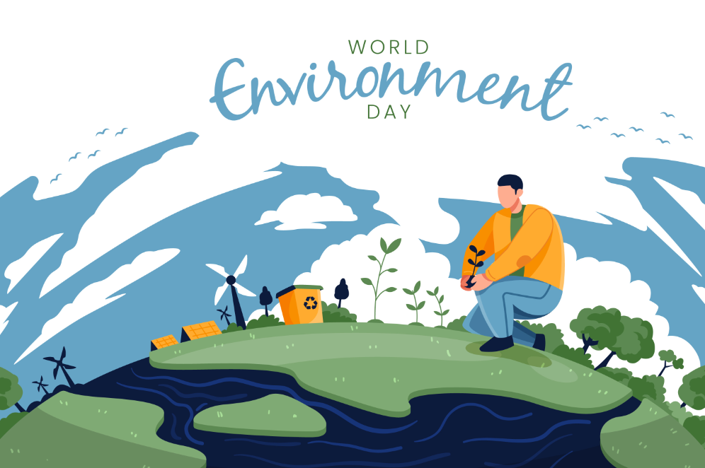 2022世界环境保护日插画0