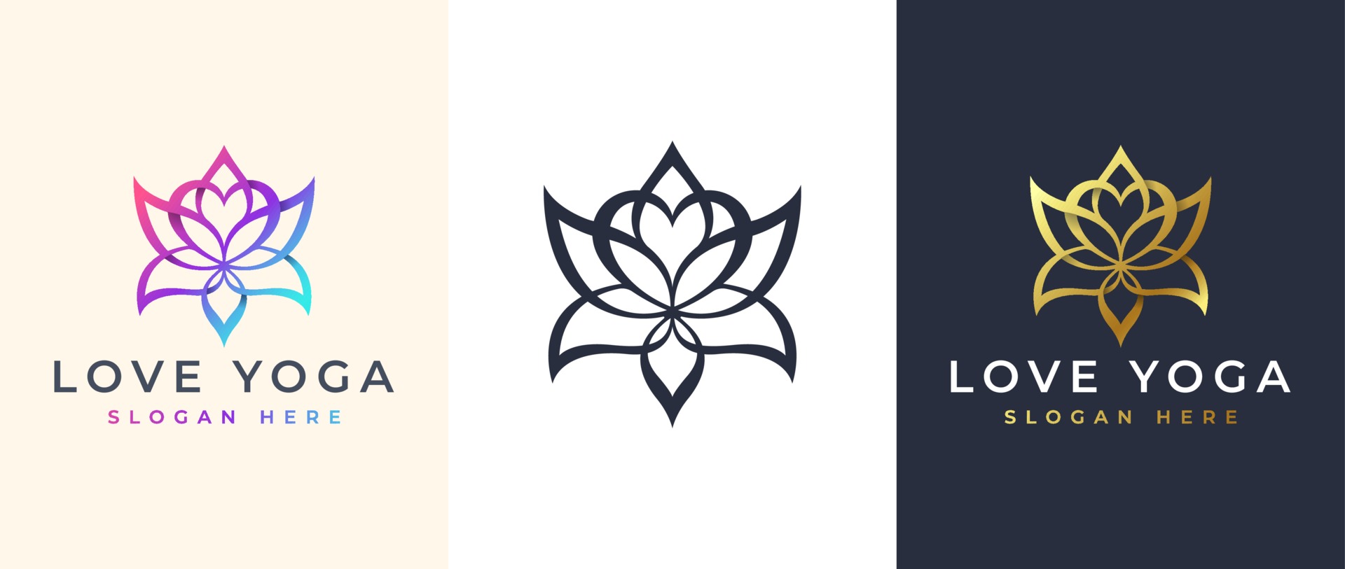 莲花抽象标志logo0