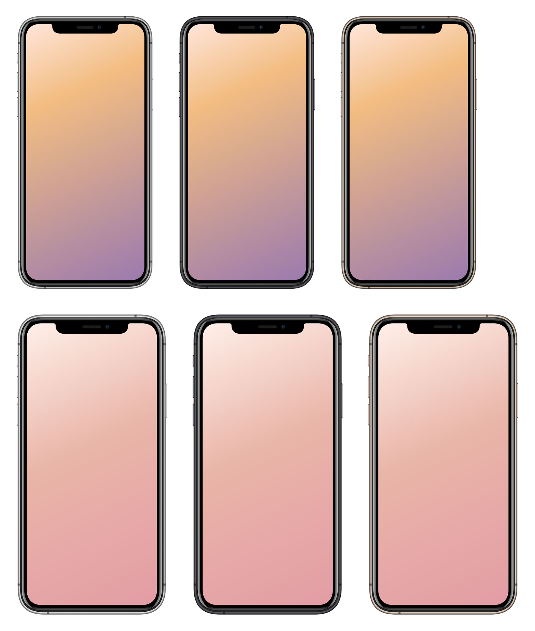 iPhone XS 和 Max 全色系模型1