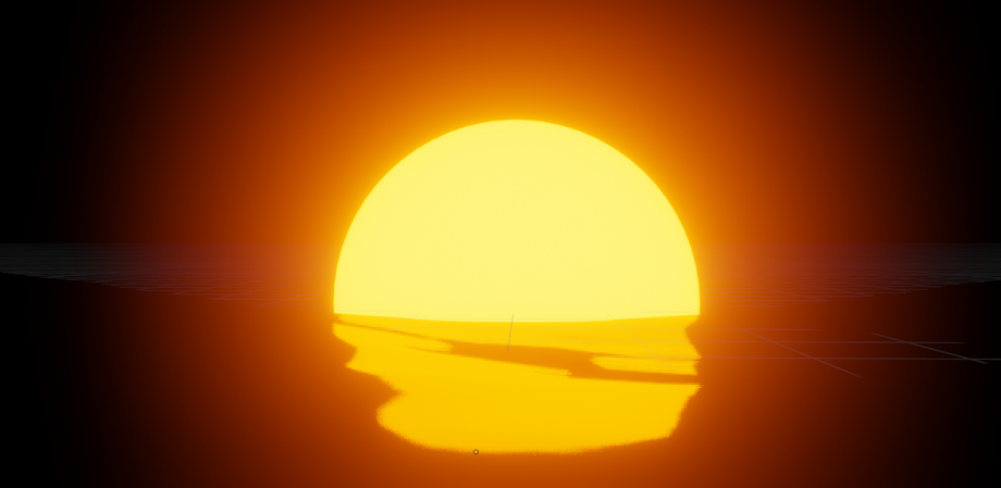 日落动画3D模型0