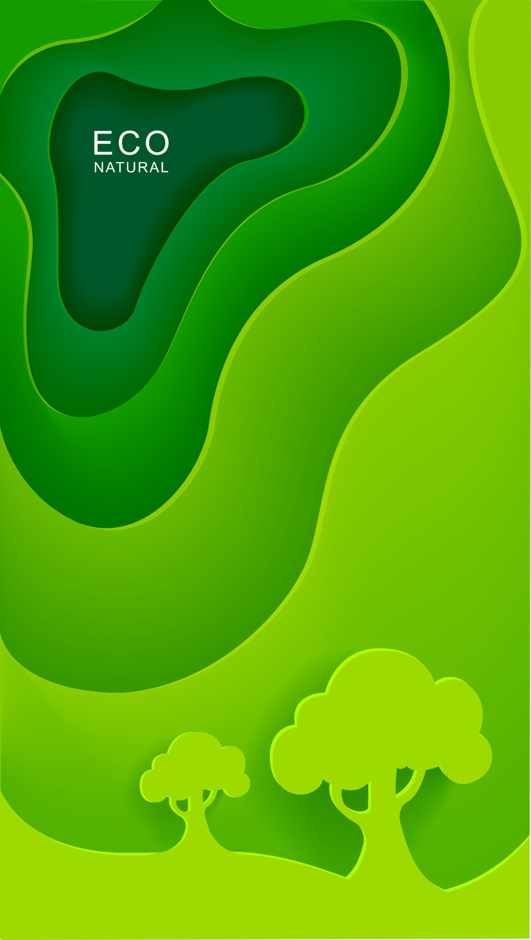 世界环境日绿色背景插图0