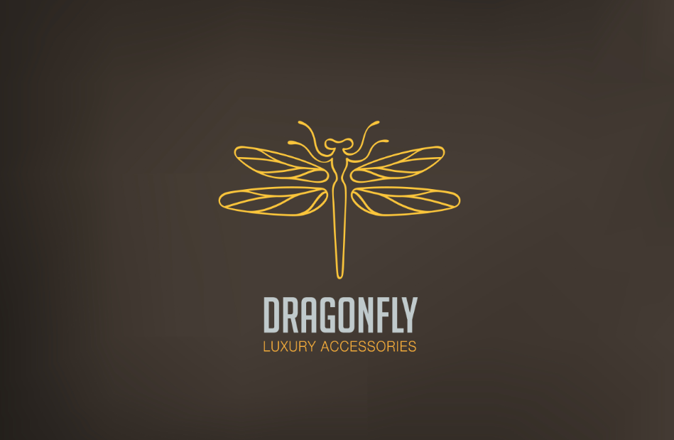 蜻蜓元素logo设计标志0