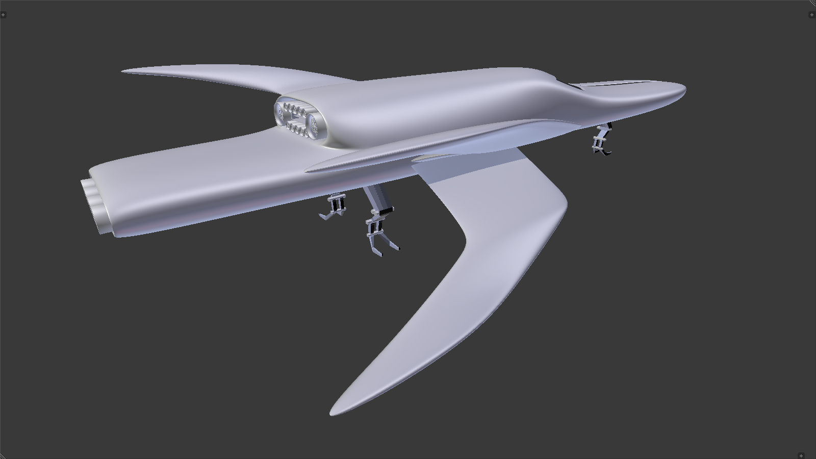 高聚太空船3D模型2