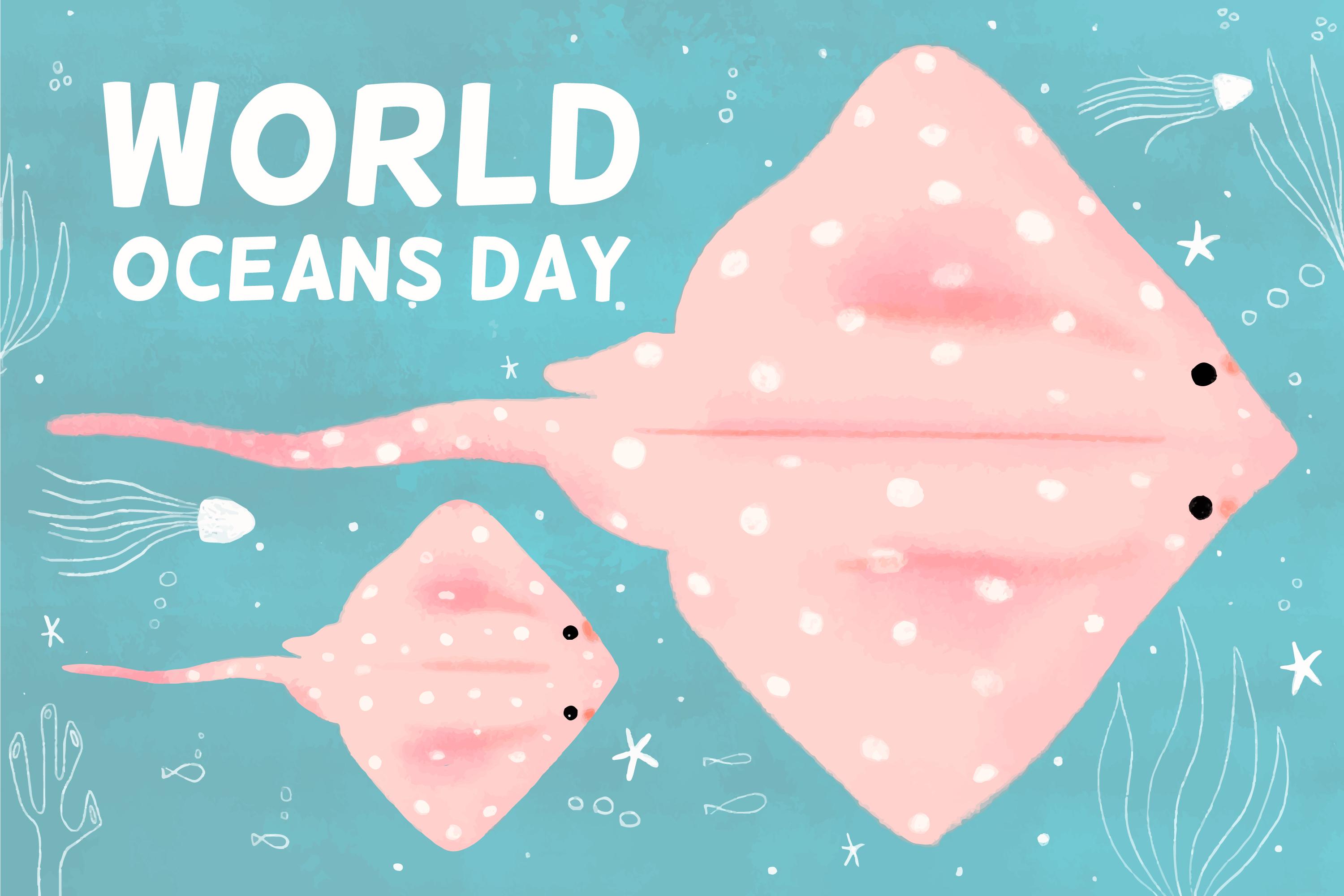 世界海洋日粉色刺鳐插图0