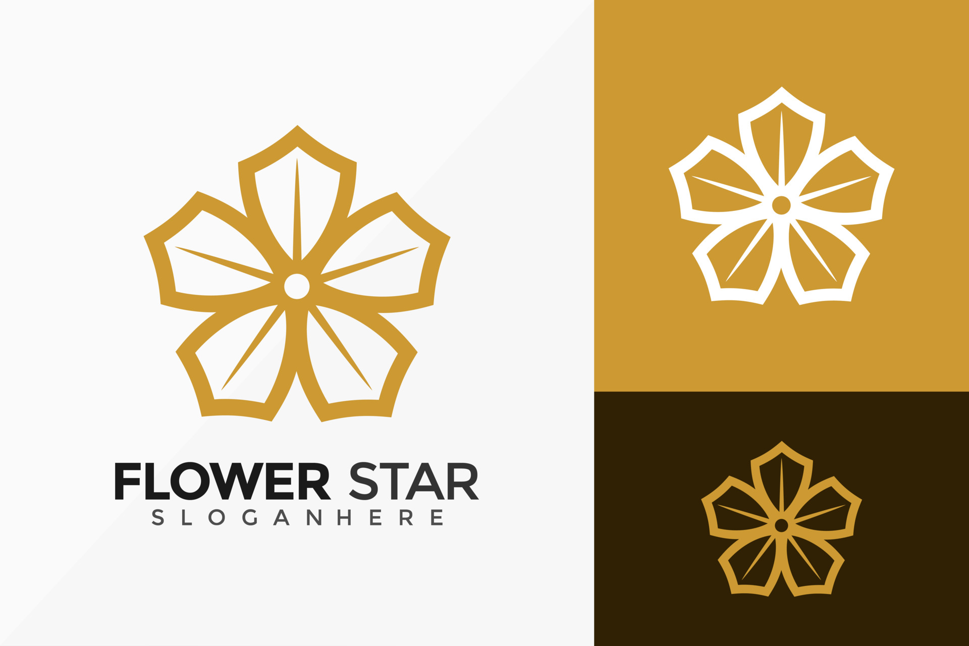 皇家花卉星标志logo0