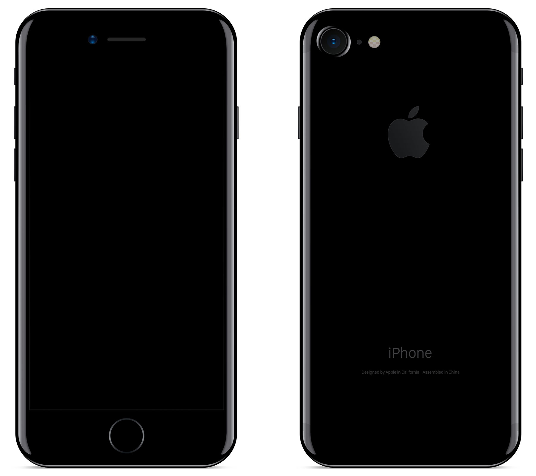 iPhone 7 亮黑色模型1
