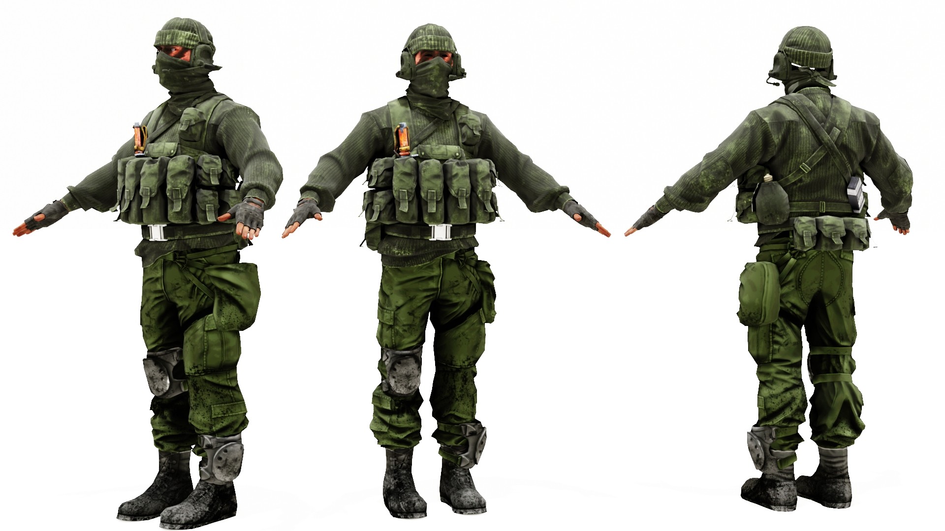 3D模型士兵1