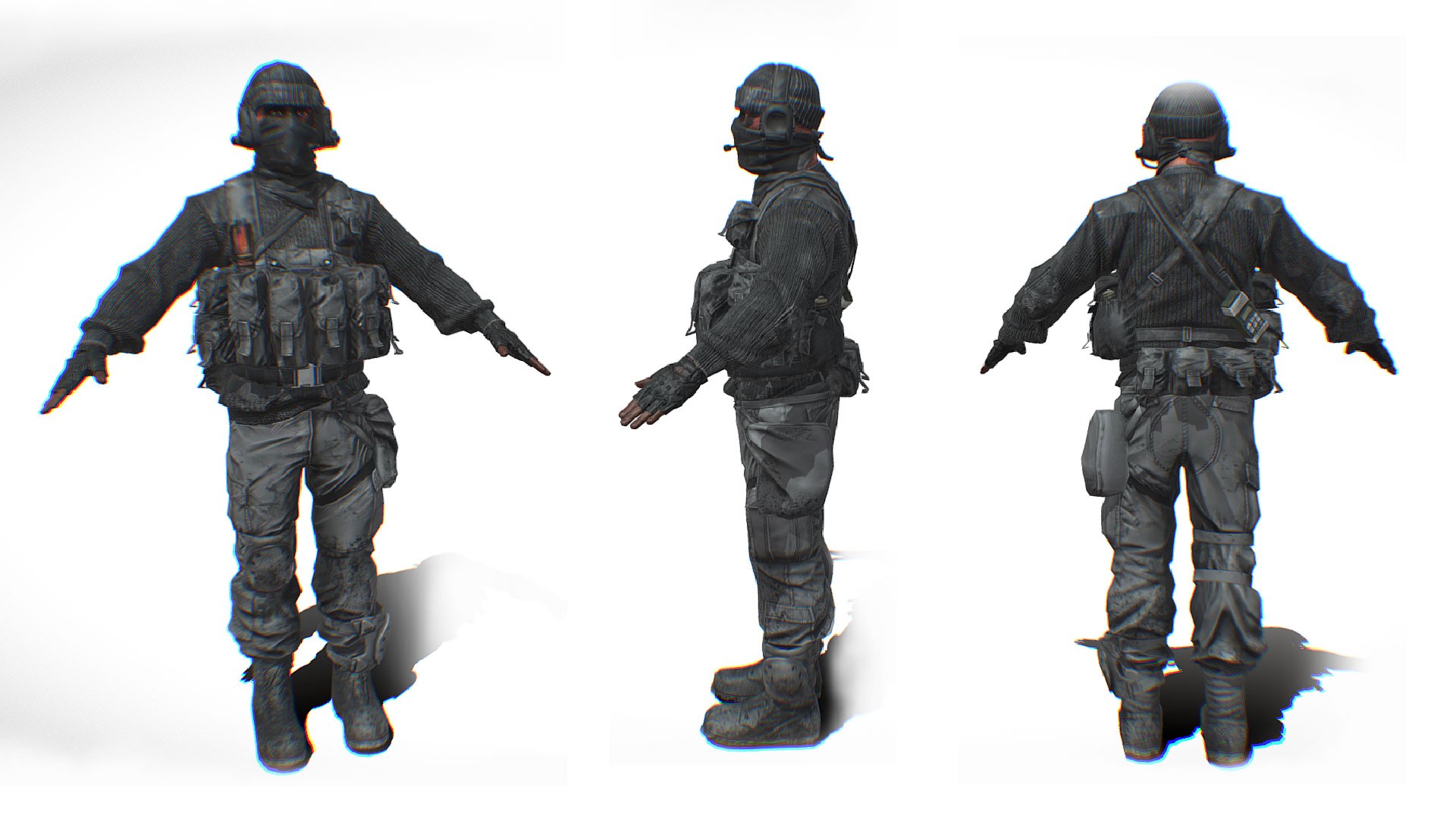 3D模型士兵2