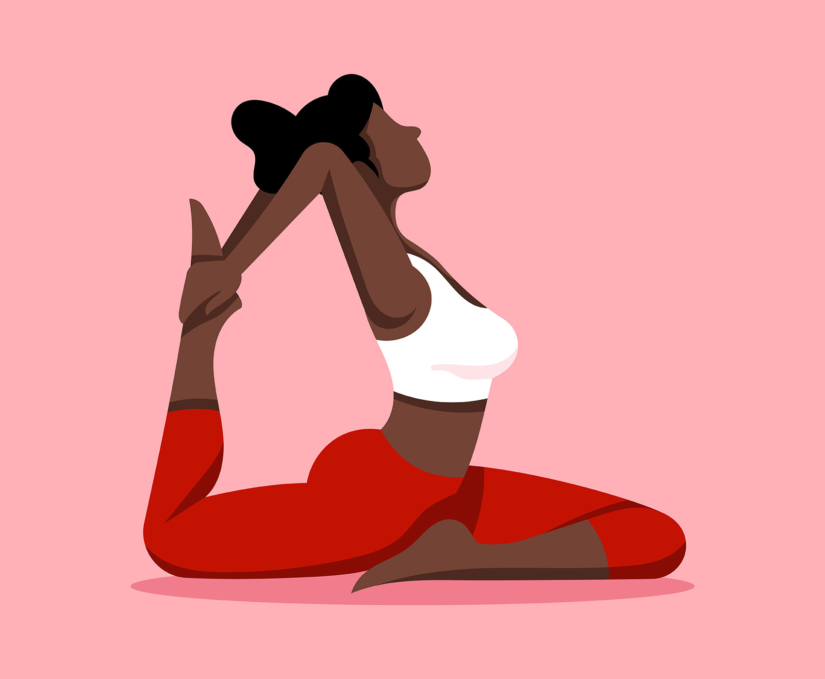 女性练习瑜伽插图0