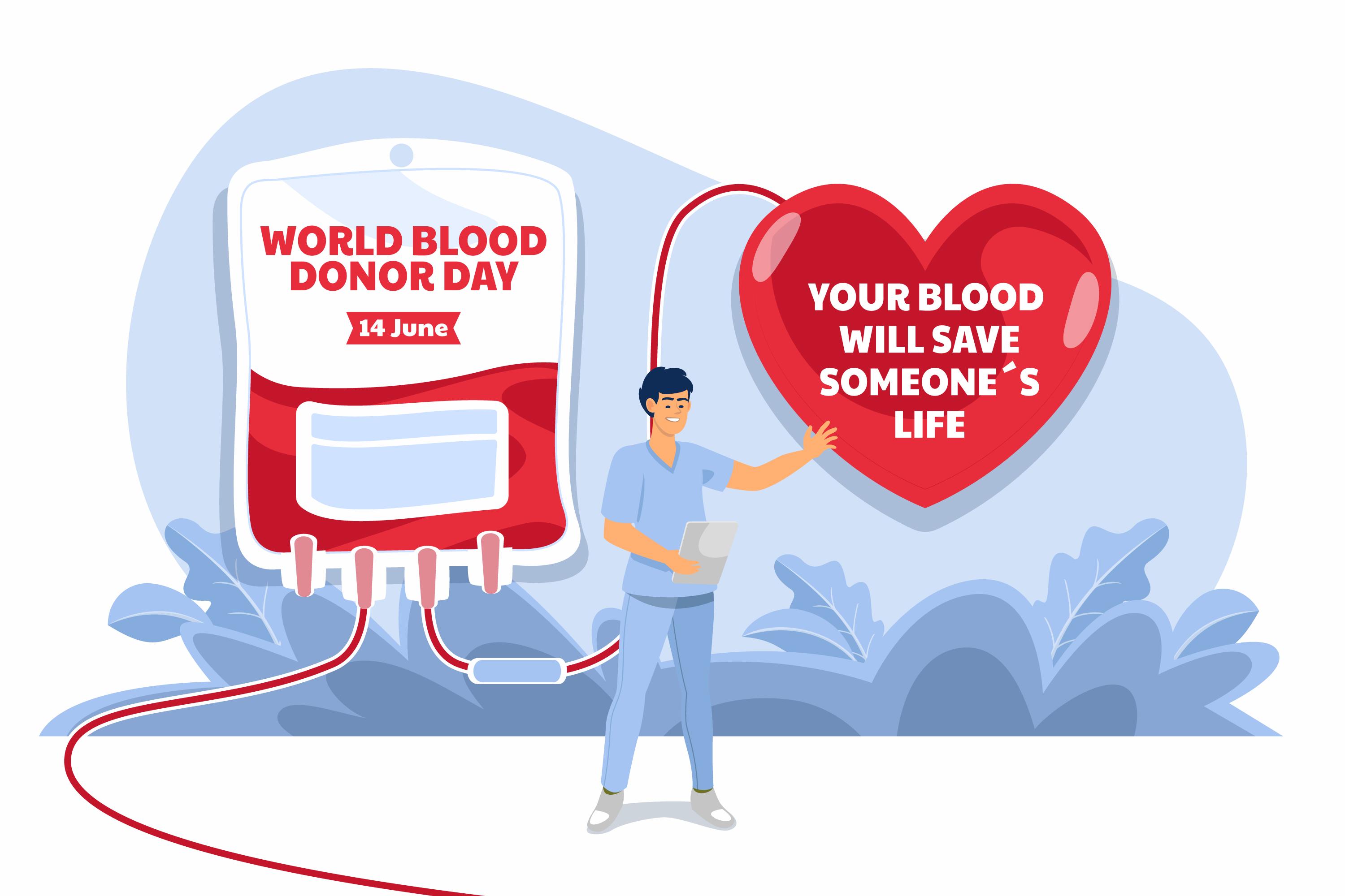 世界献血者日公益主题插图0