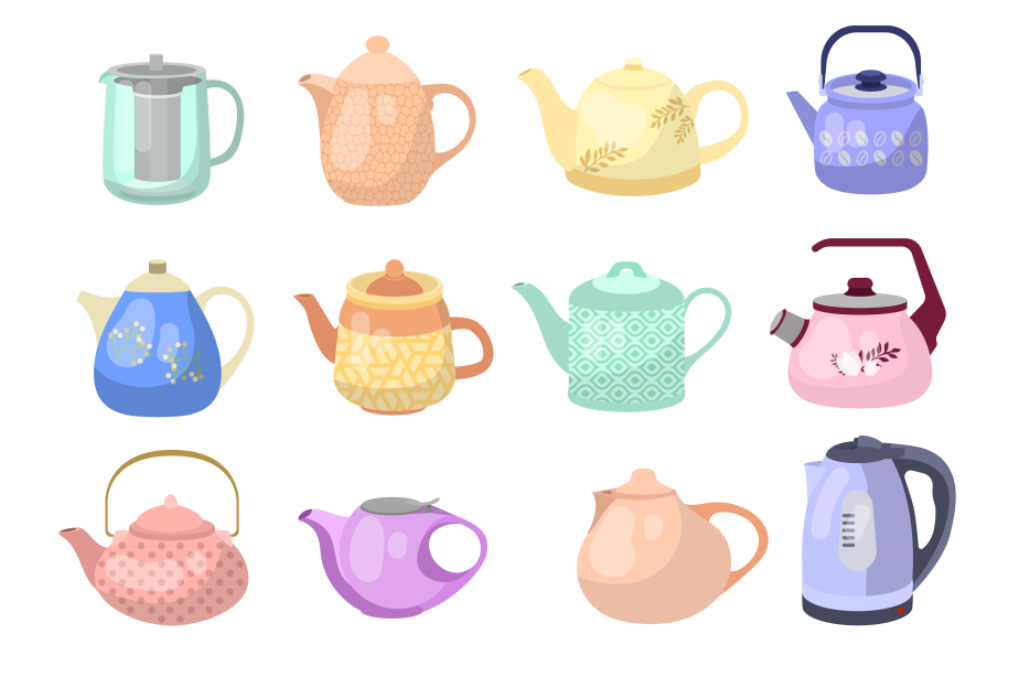 茶壶卡通图标0