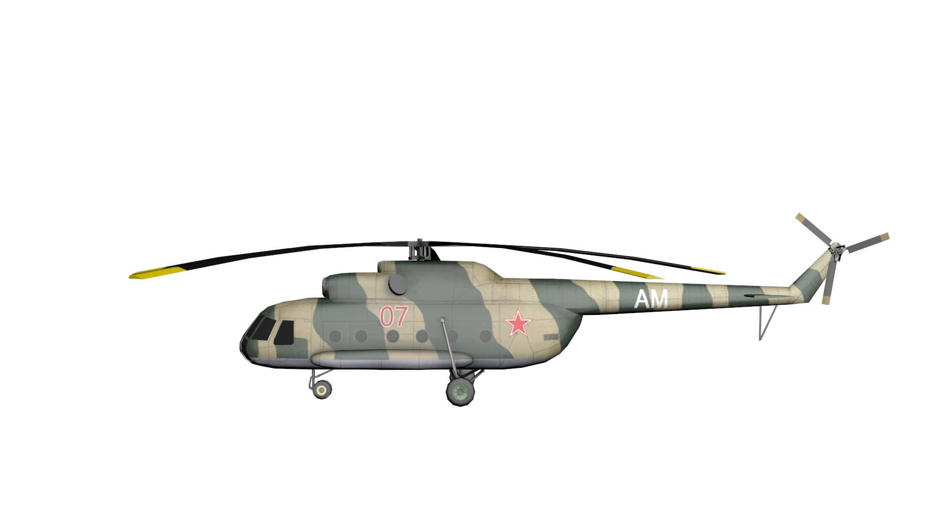 直升飞机模型1