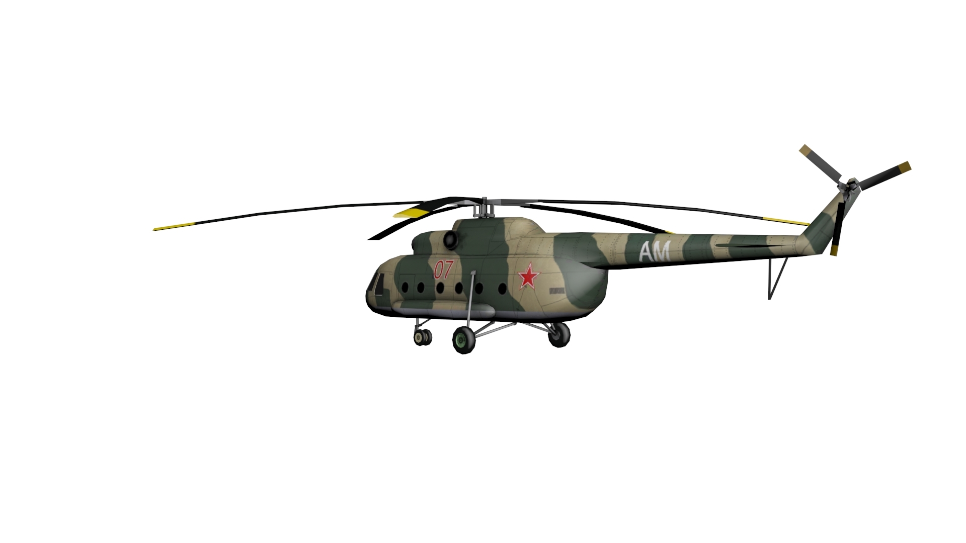 直升飞机模型3