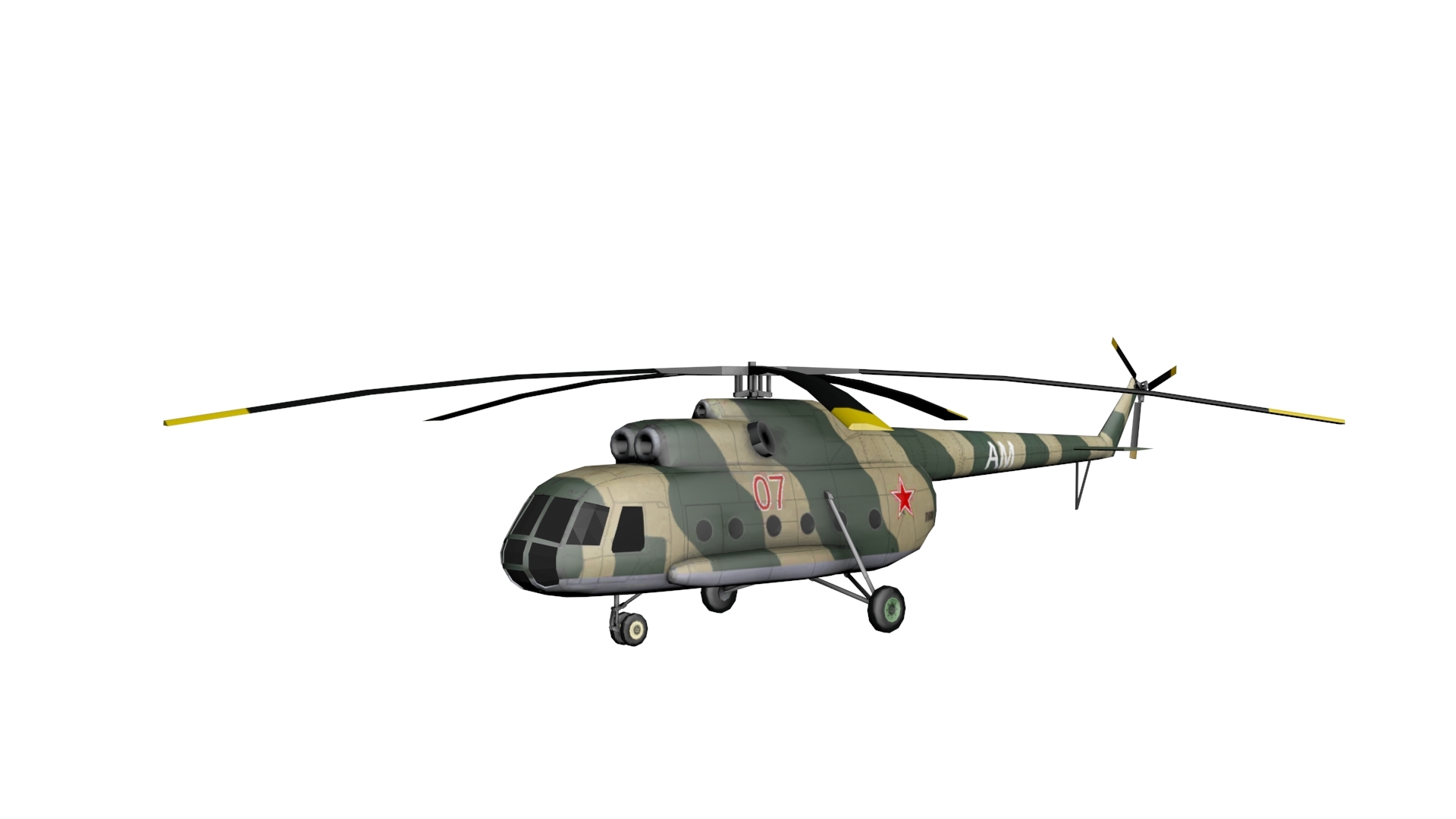 直升飞机模型2