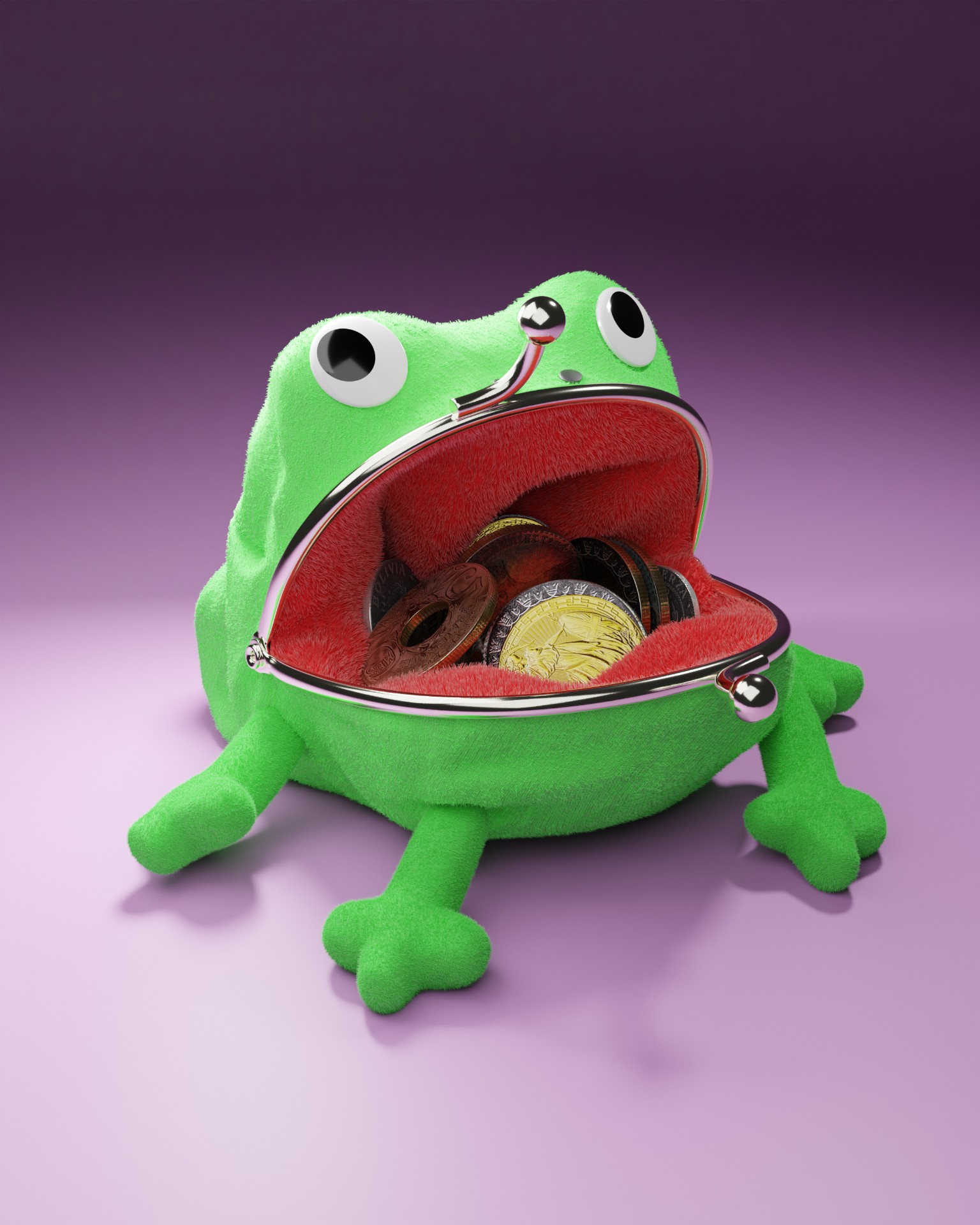 青蛙钱包模型0