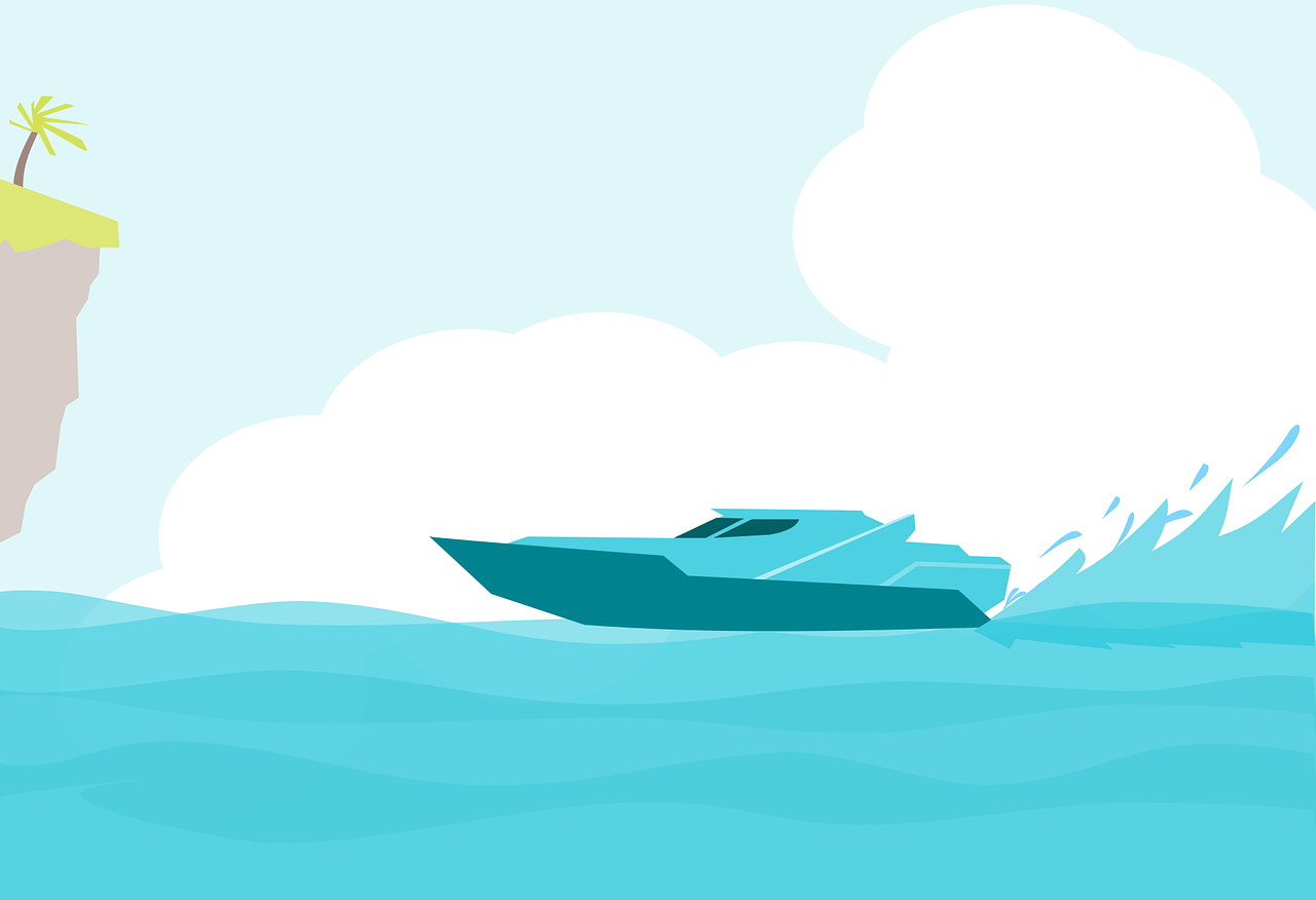 海面行驶的游艇插图0