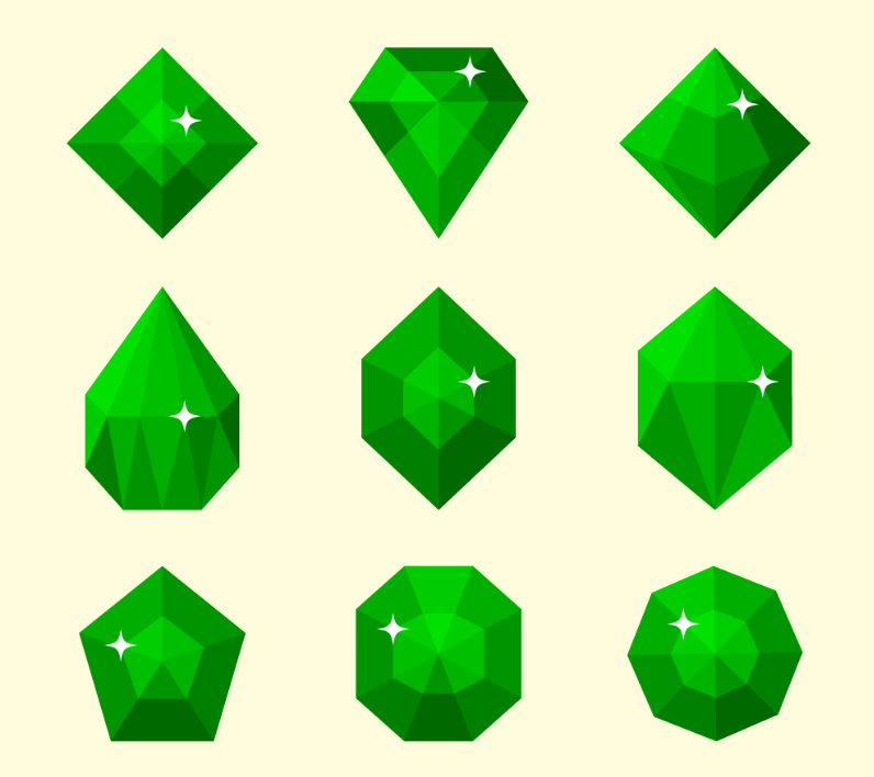绿色宝石图标0