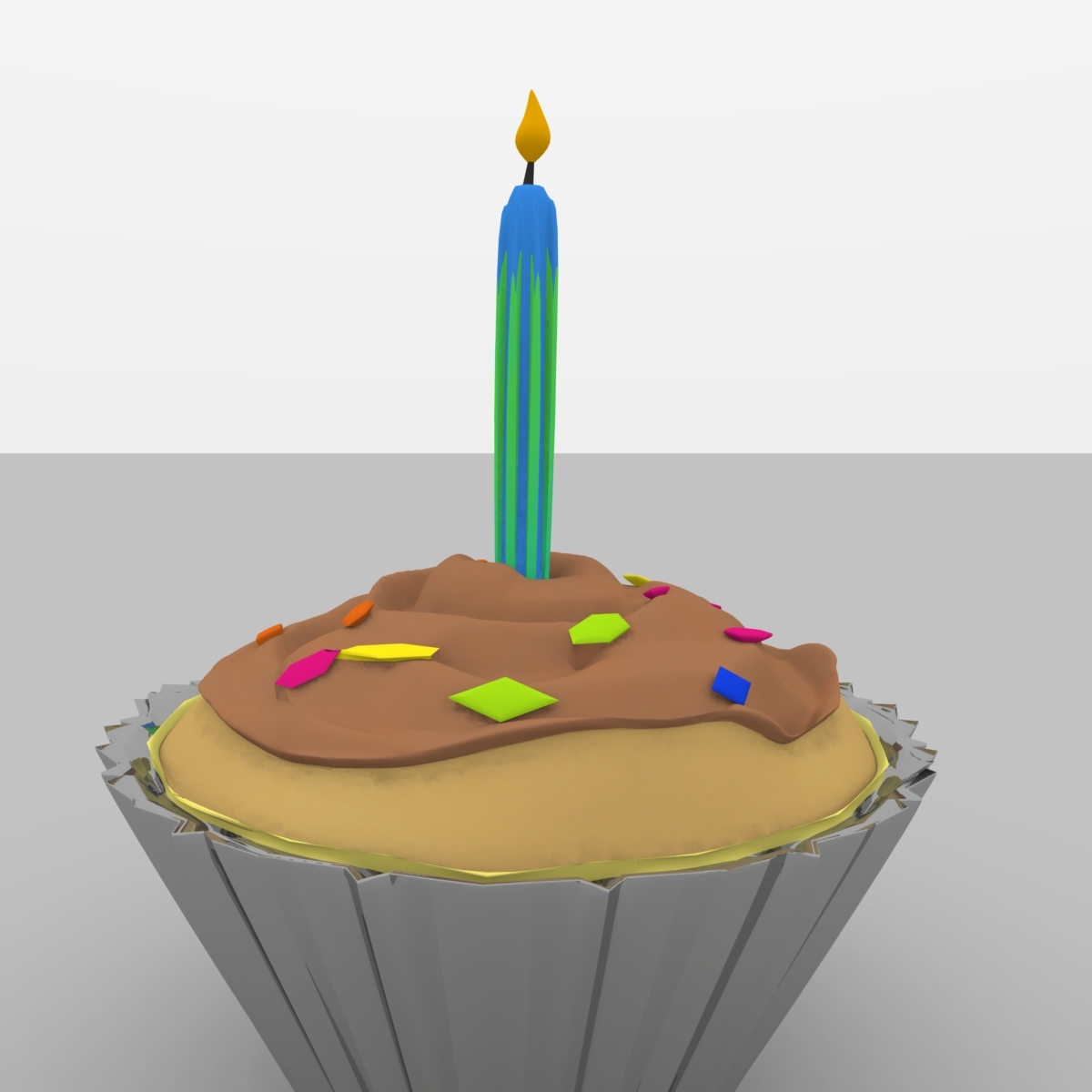 生日蛋糕建模0