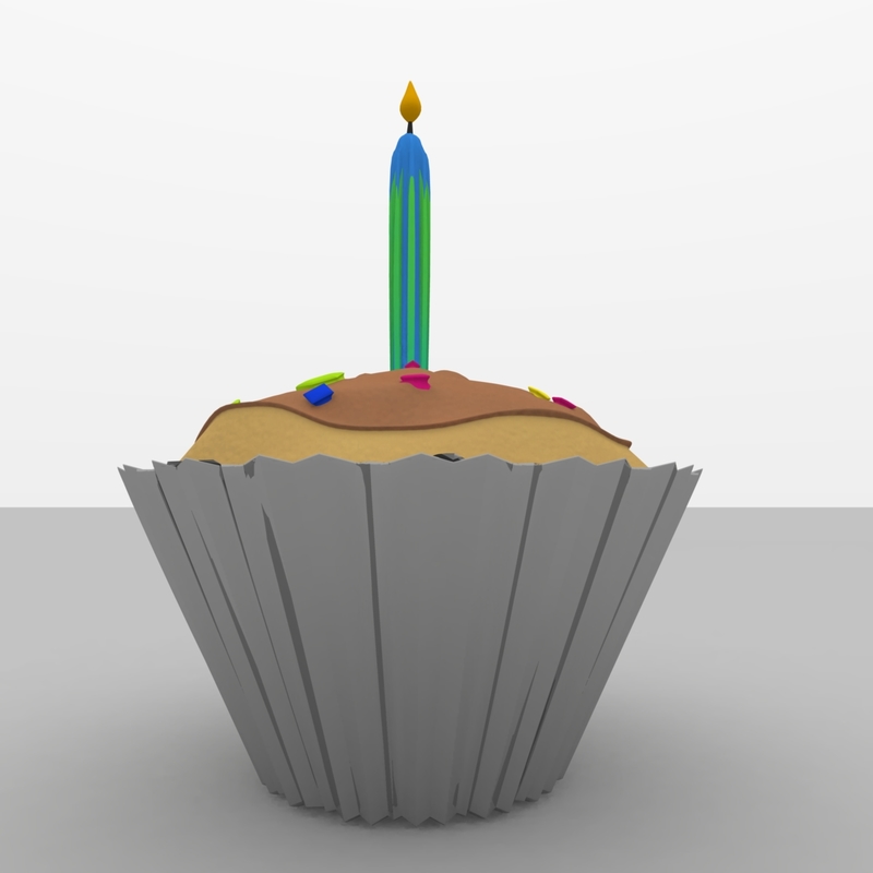 生日蛋糕建模3