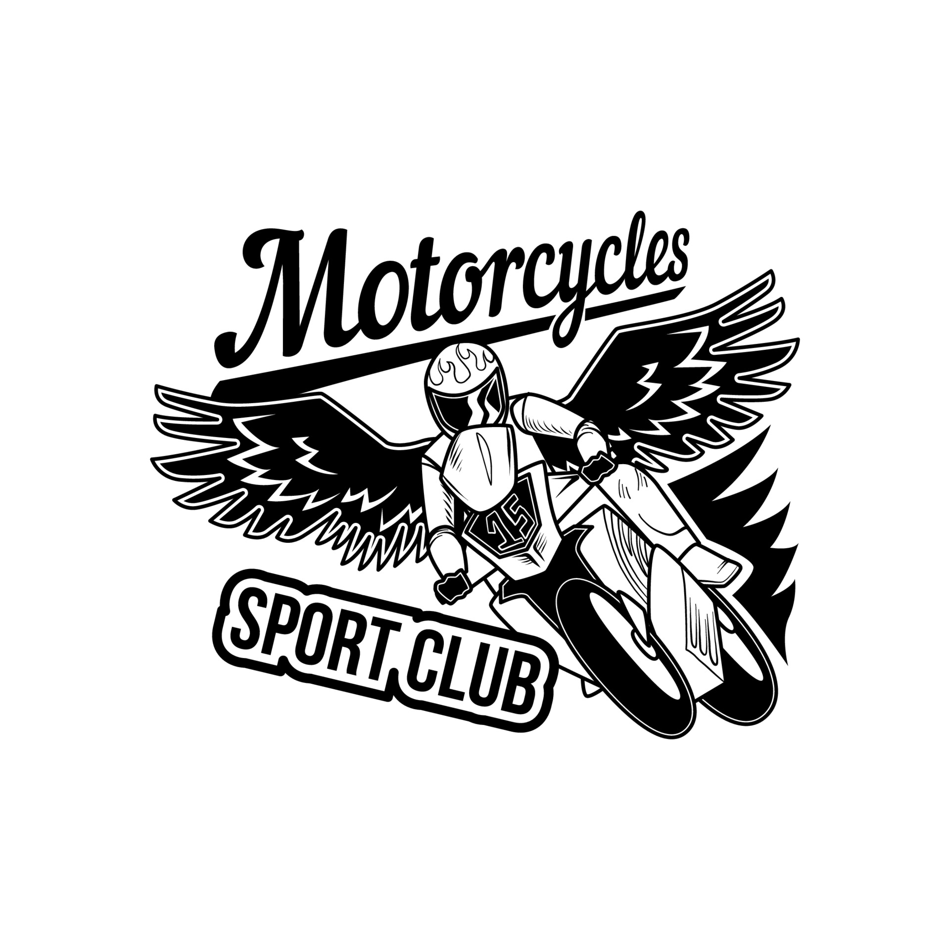摩托车主题运动logo0