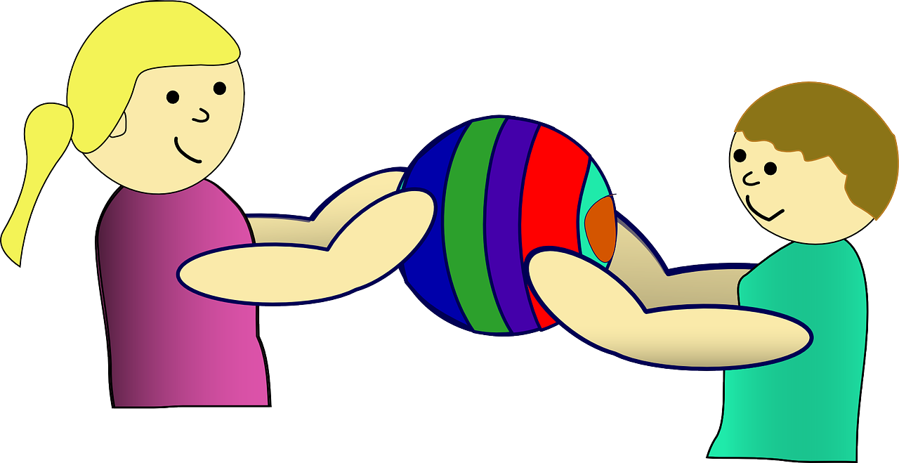 朋友分享玩具球插图0