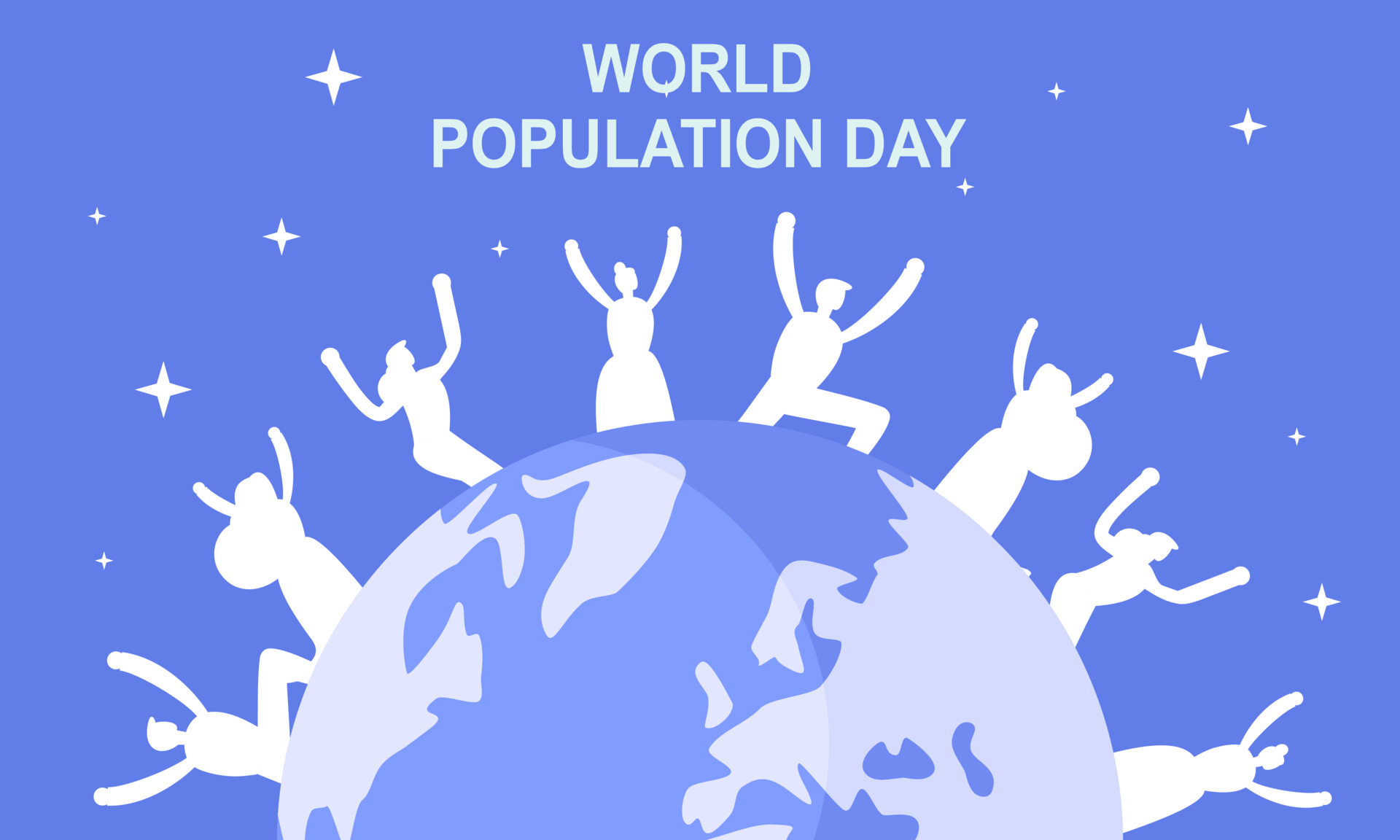 世界人口日剪影插图0