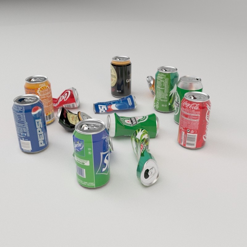 易拉罐饮料模型2