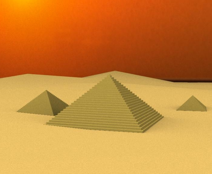 埃及金字塔3d模型0