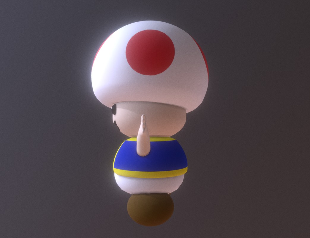 超级马里奥蘑菇人物模型0
