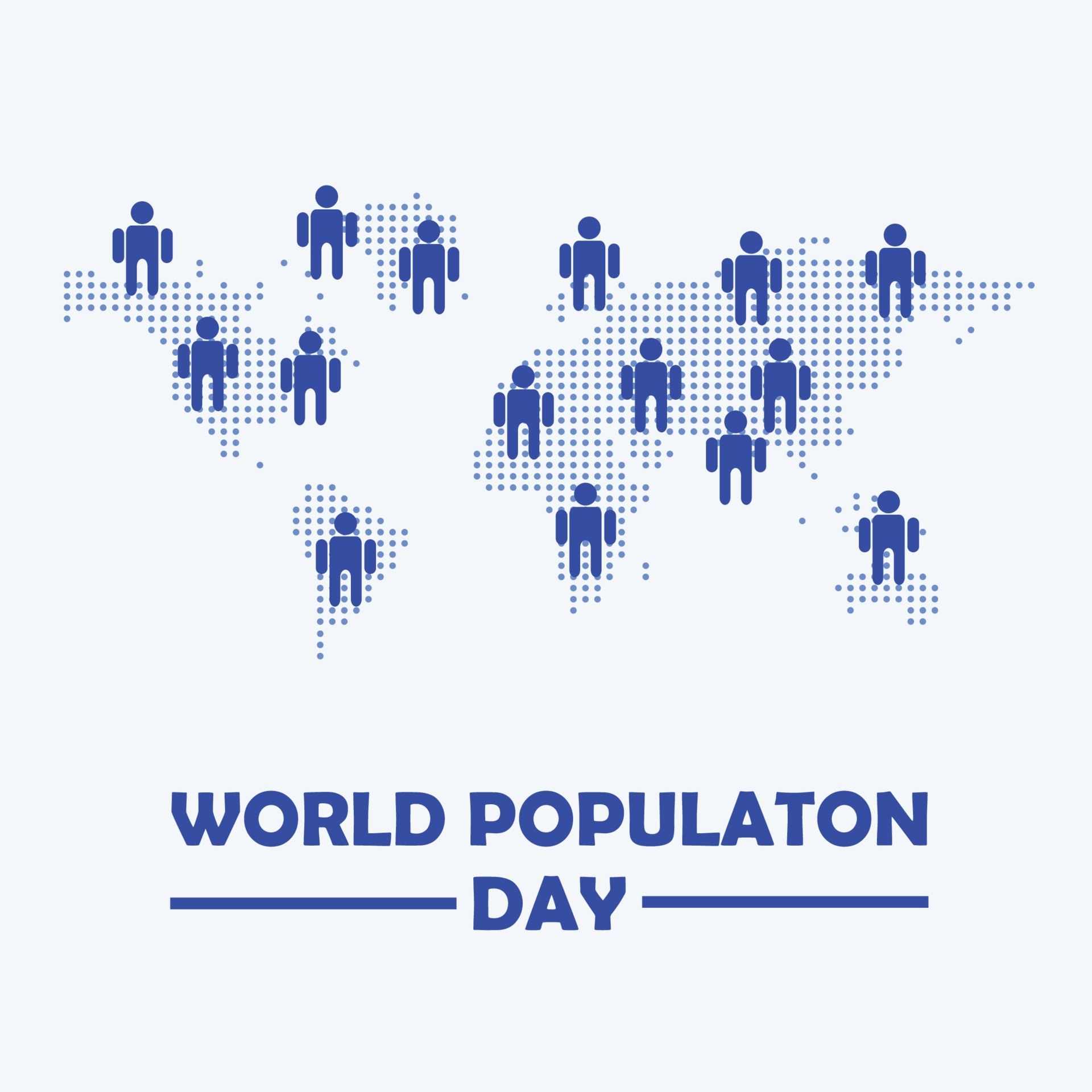 世界人口日大陆分布图插图0